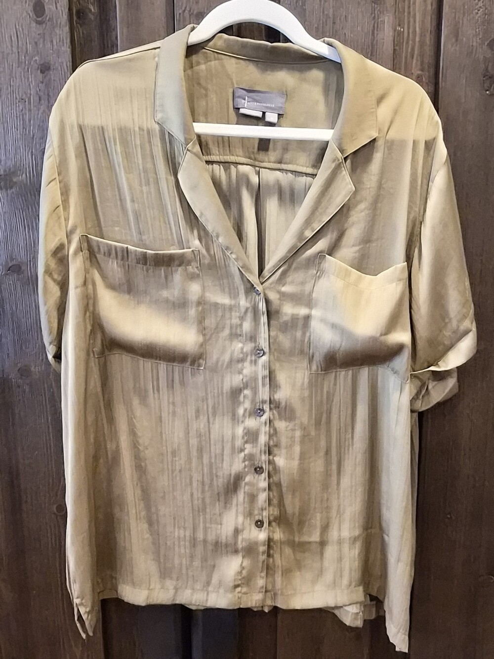 Green Classic Button-Up Shirt